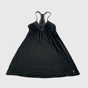 Victoria’s Secret Black Lacy Lingerie Babydoll Mini Nightie Dress Size M